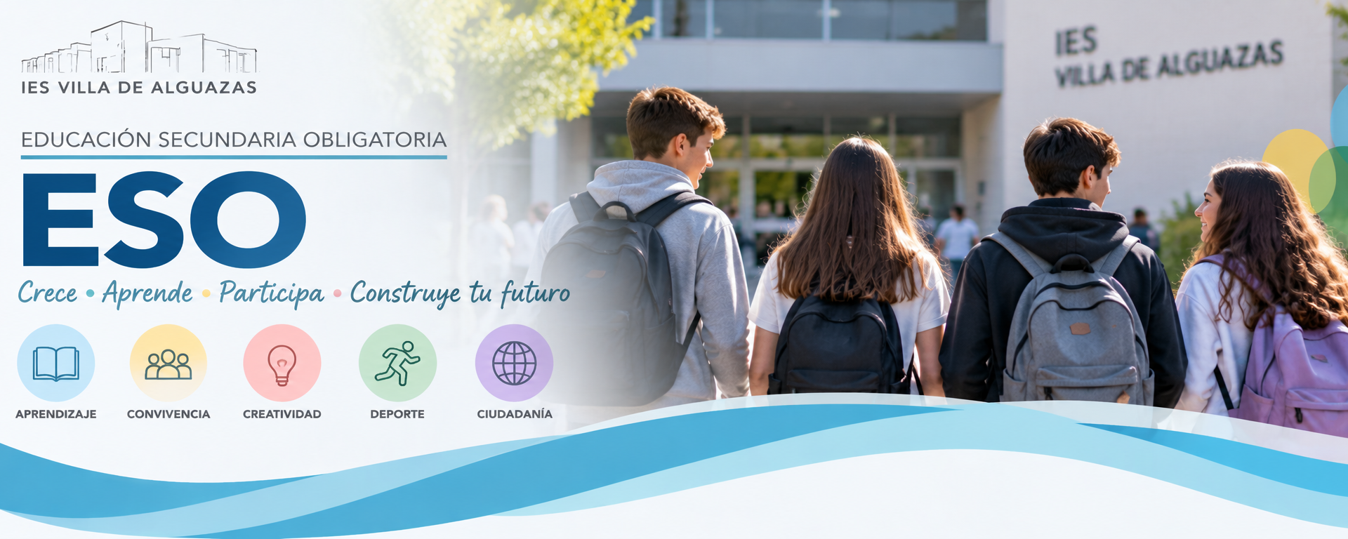 Educación Secundaria Obligatoria en el IES Villa de Alguazas: crece, aprende, participa y construye tu futuro