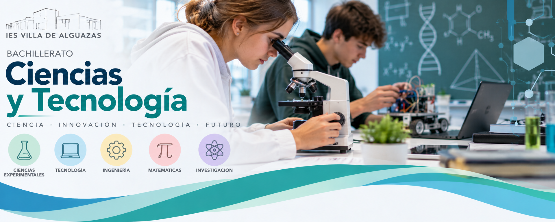 Bachillerato de Ciencias y Tecnología en el IES Villa de Alguazas: ciencia, innovación, tecnología y futuro